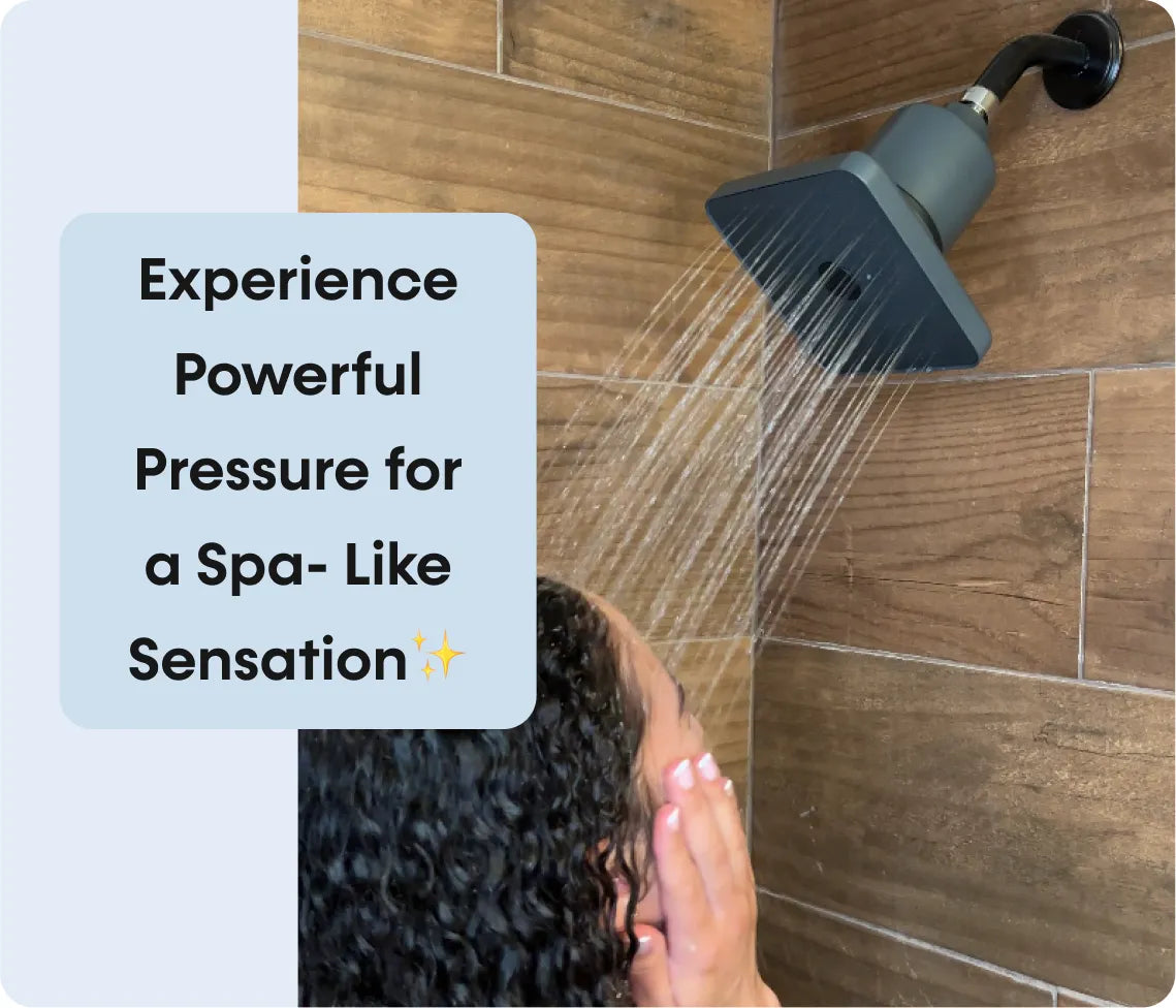 experience powerful pressure for a spa-like sensation with claire